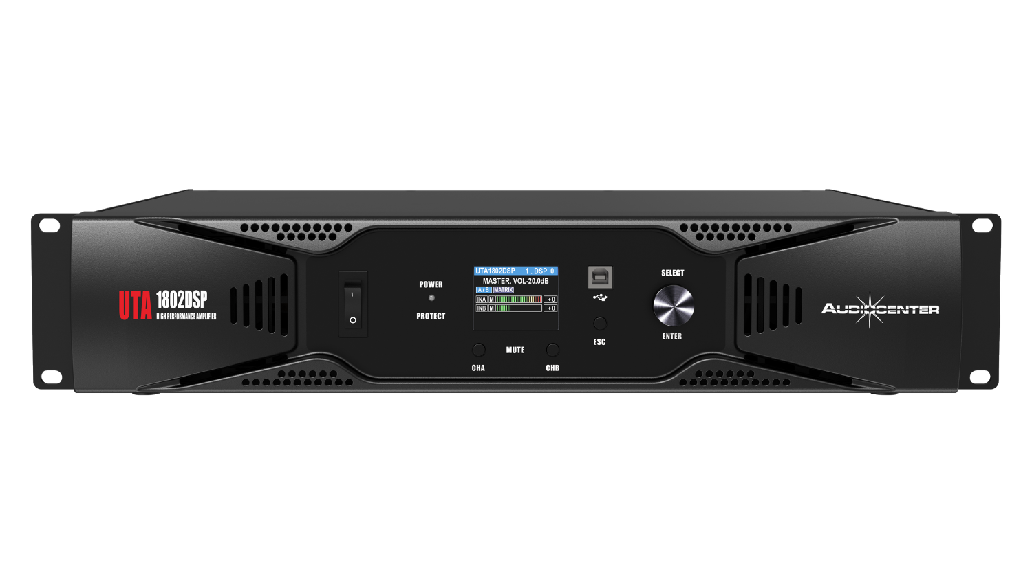 Cục đẩy 2 kênh Audiocenter UTA1802DSP