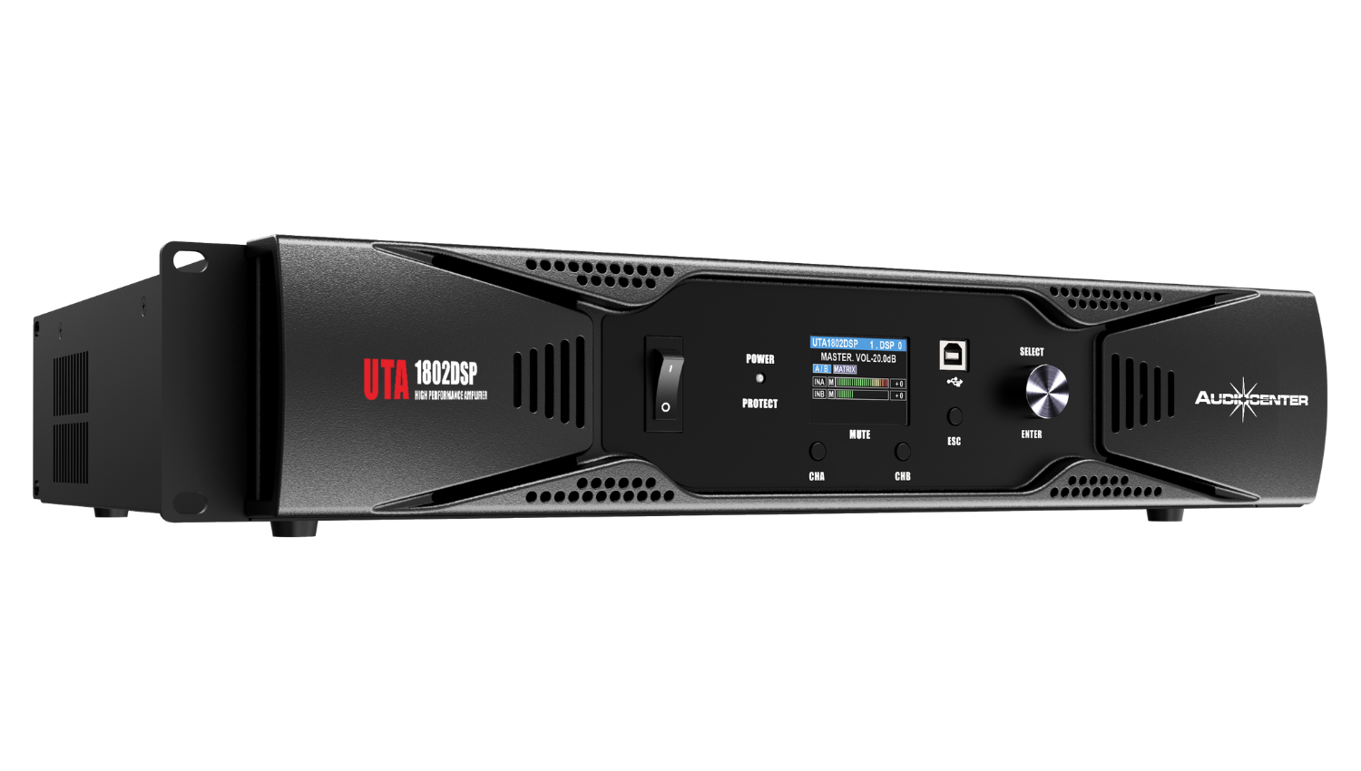 Cục đẩy 2 kênh Audiocenter UTA1802DSP