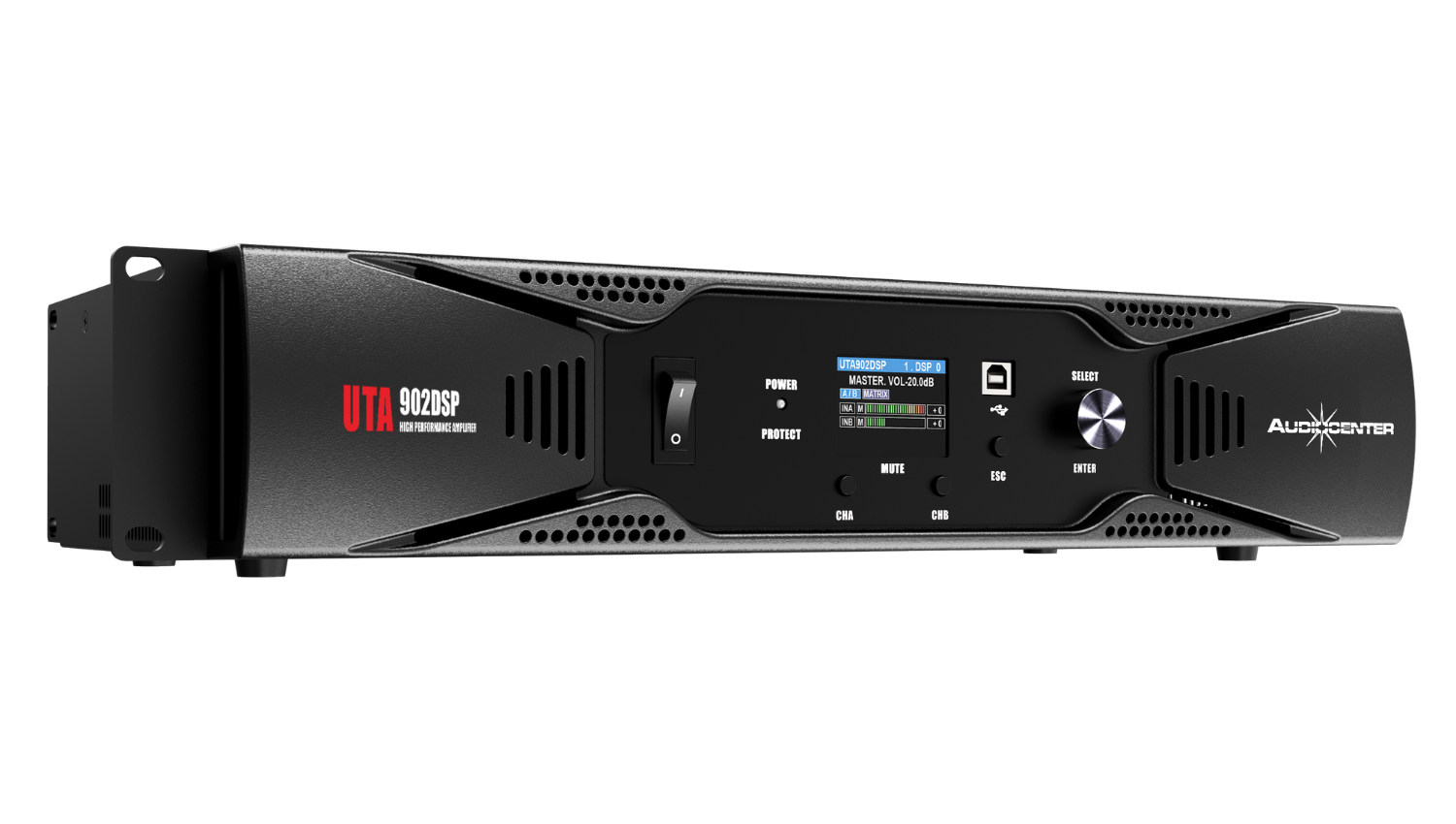 Cục đẩy 2 kênh Audiocenter UTA902DSP