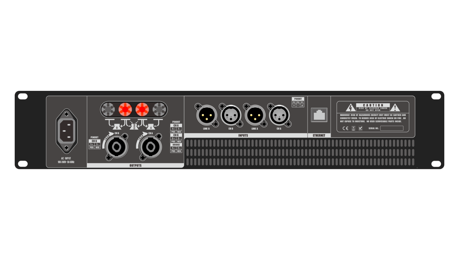 Cục đẩy 2 kênh Audiocenter UTA902DSP
