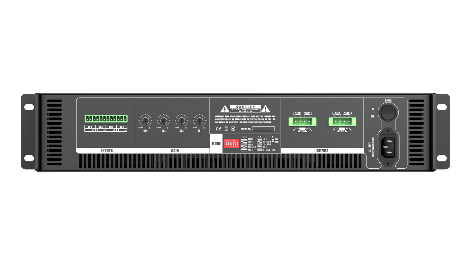 Cục đẩy 4 kênh Audiocenter Artist T4.8V