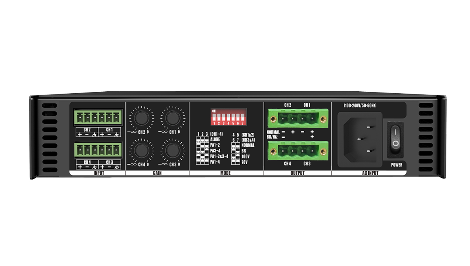 Cục đẩy 4 kênh Audiocenter Artist T4.4V