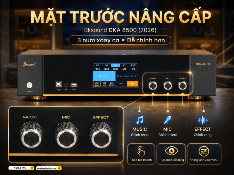 Digital Karaoke Power Amplifier Bksound DKA 8500 New 2026