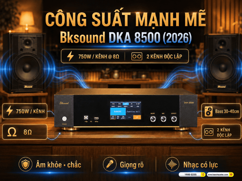 Digital Karaoke Power Amplifier Bksound DKA 8500 New 2026