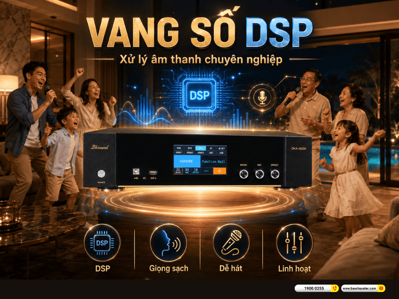 Digital Karaoke Power Amplifier Bksound DKA 8500 New 2026