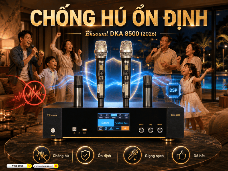 Digital Karaoke Power Amplifier Bksound DKA 8500 New 2026