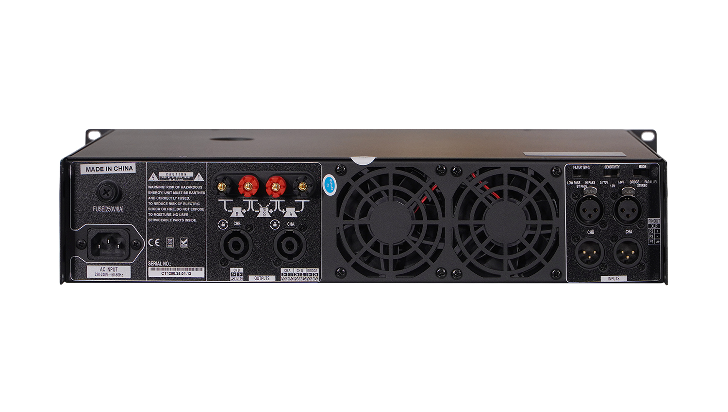 Cục đẩy 2 Kênh Audiocenter CT1200