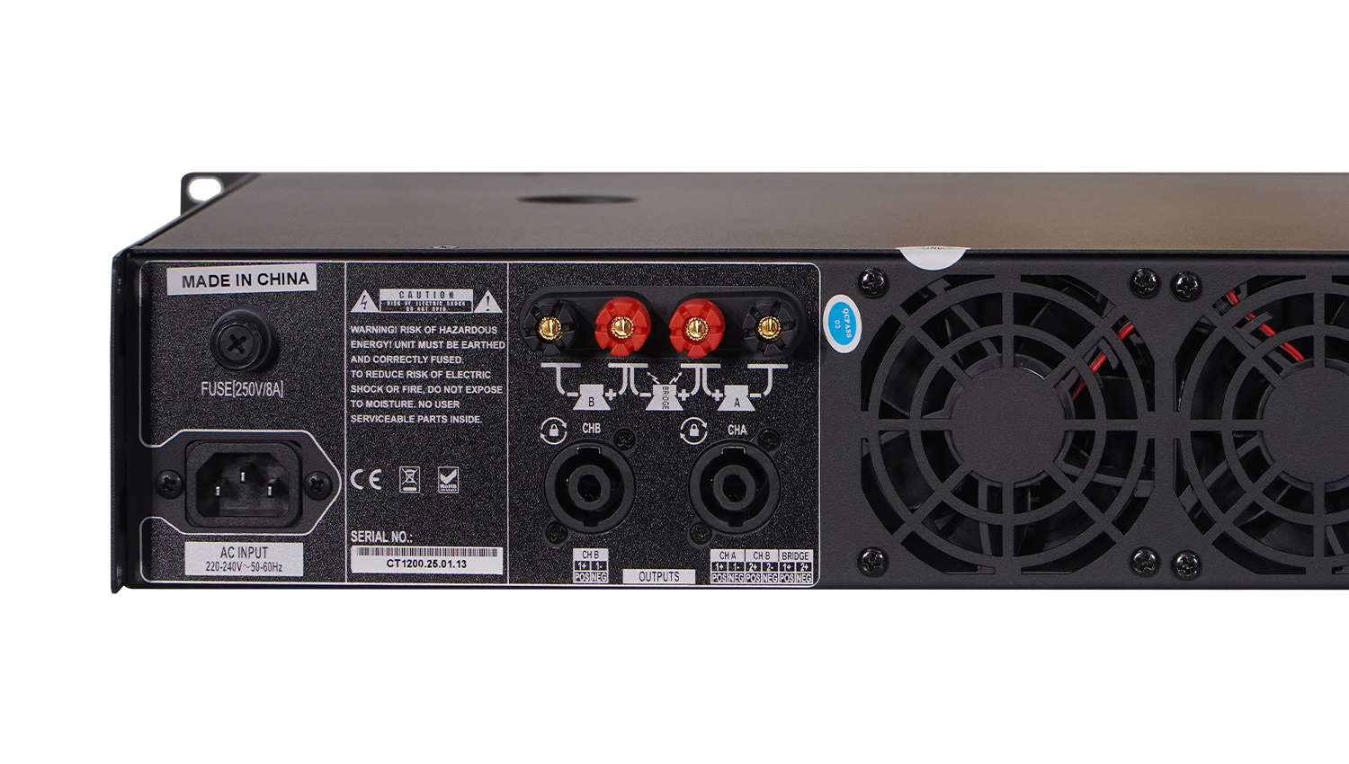 Cục đẩy 2 Kênh Audiocenter CT1200