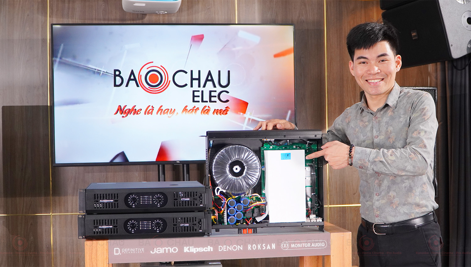 Cục đẩy 2 K&ecirc;nh Audiocenter CT1200