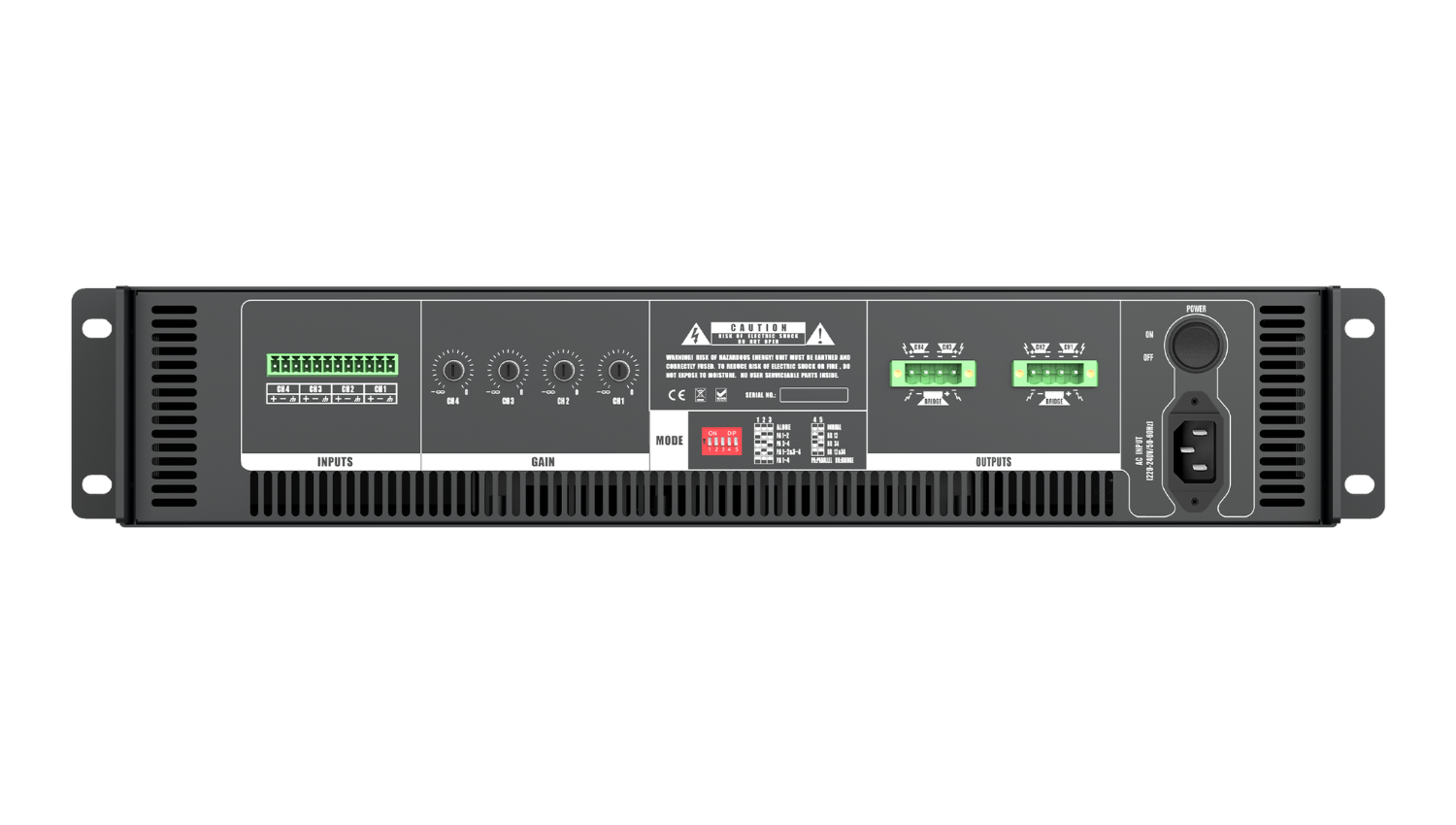 Cục đẩy 4 kênh Audiocenter Artist T4800