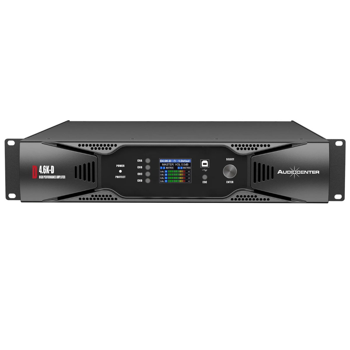 Cục đẩy công suất 4 kênh Audiocenter D4.6K-D