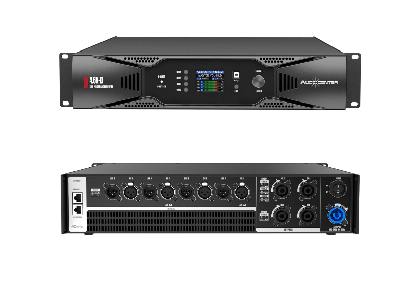 Cục đẩy c&ocirc;ng suất 4 k&ecirc;nh Audiocenter D4.6K-D