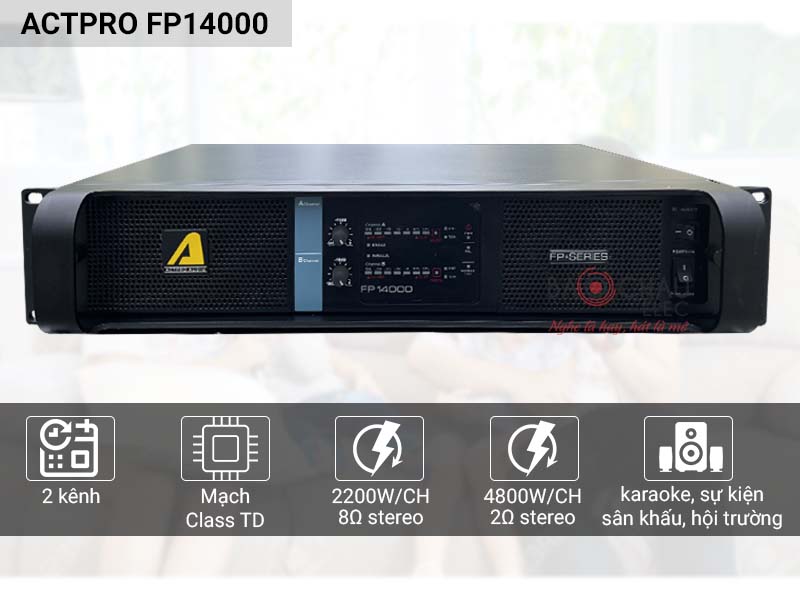 Cục đẩy c&ocirc;ng suất Actpro FP14000