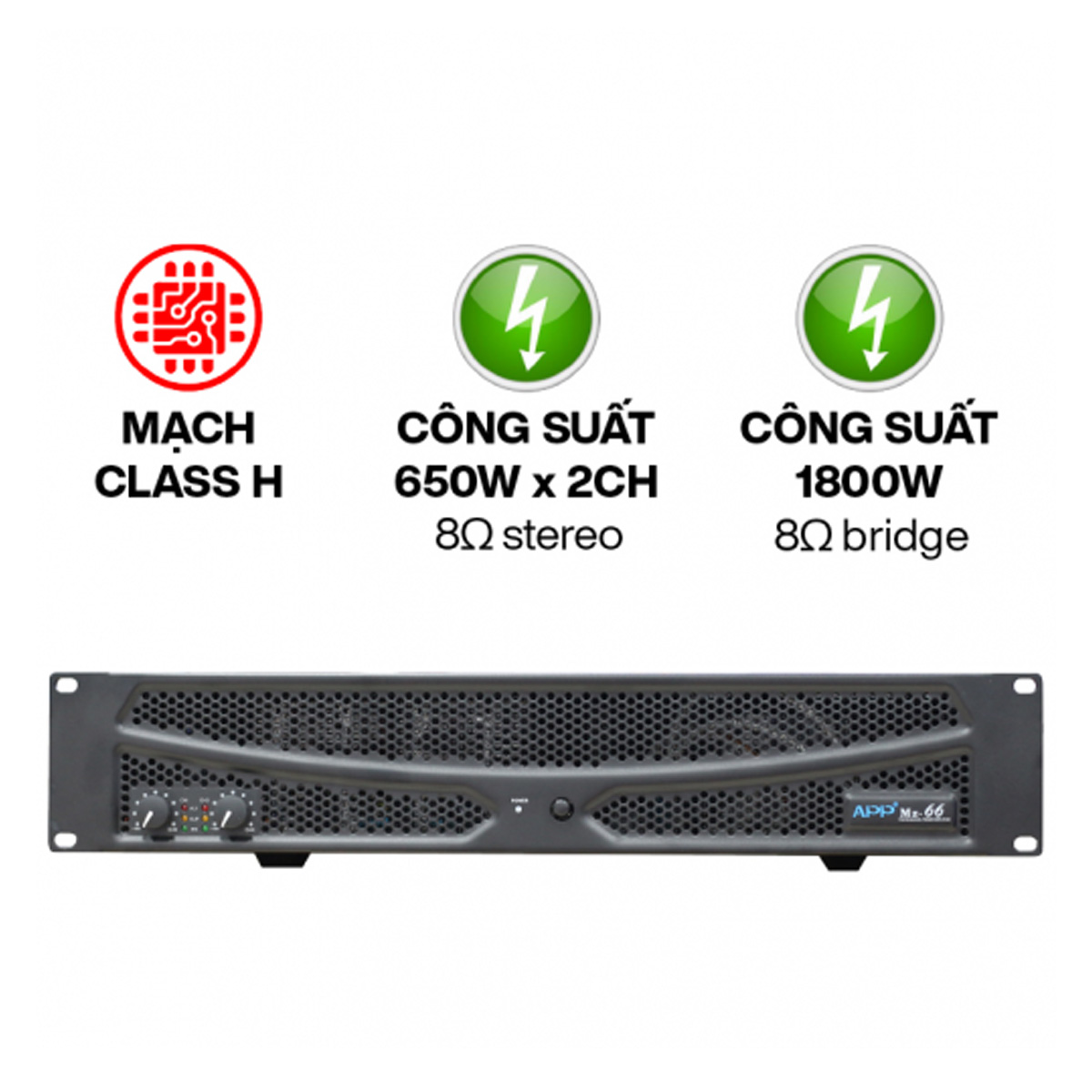 Cục đẩy công suất APP MZ-66