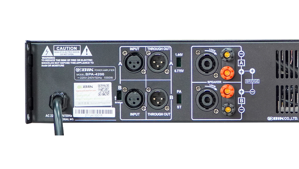 Cục đẩy công suất 2 kênh BIK BPA-4200