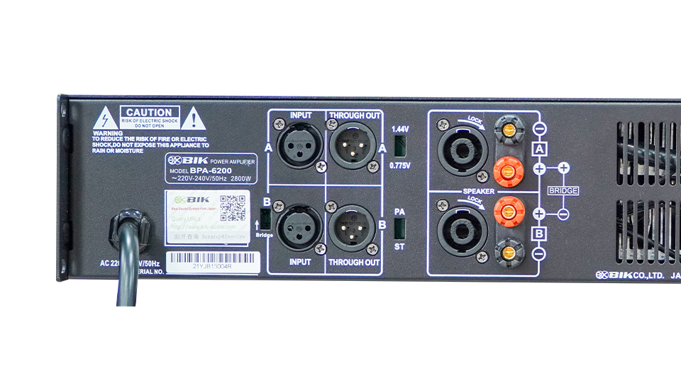 Cục đẩy công suất 2 kênh BIK BPA-6200