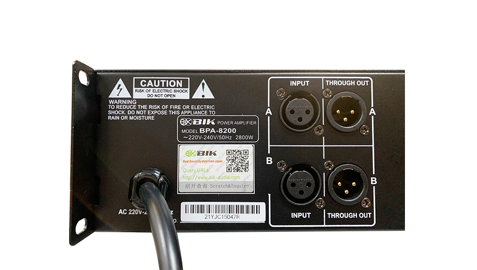 Cục đẩy công suất 2 kênh BIK BPA-8200