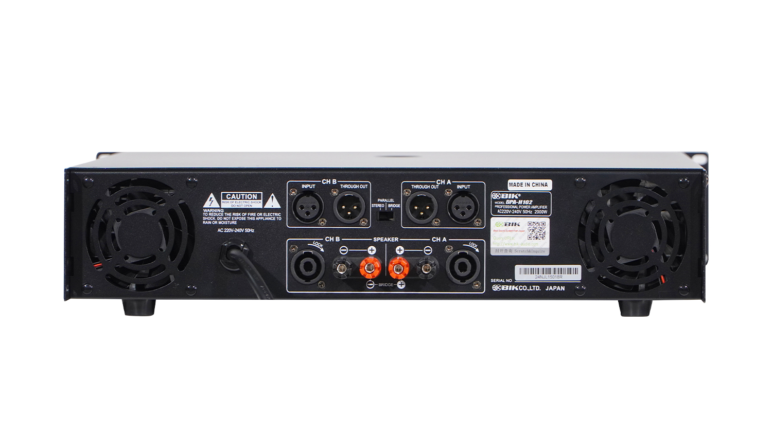Cục đẩy công suất 2 kênh BIK BPA-H102