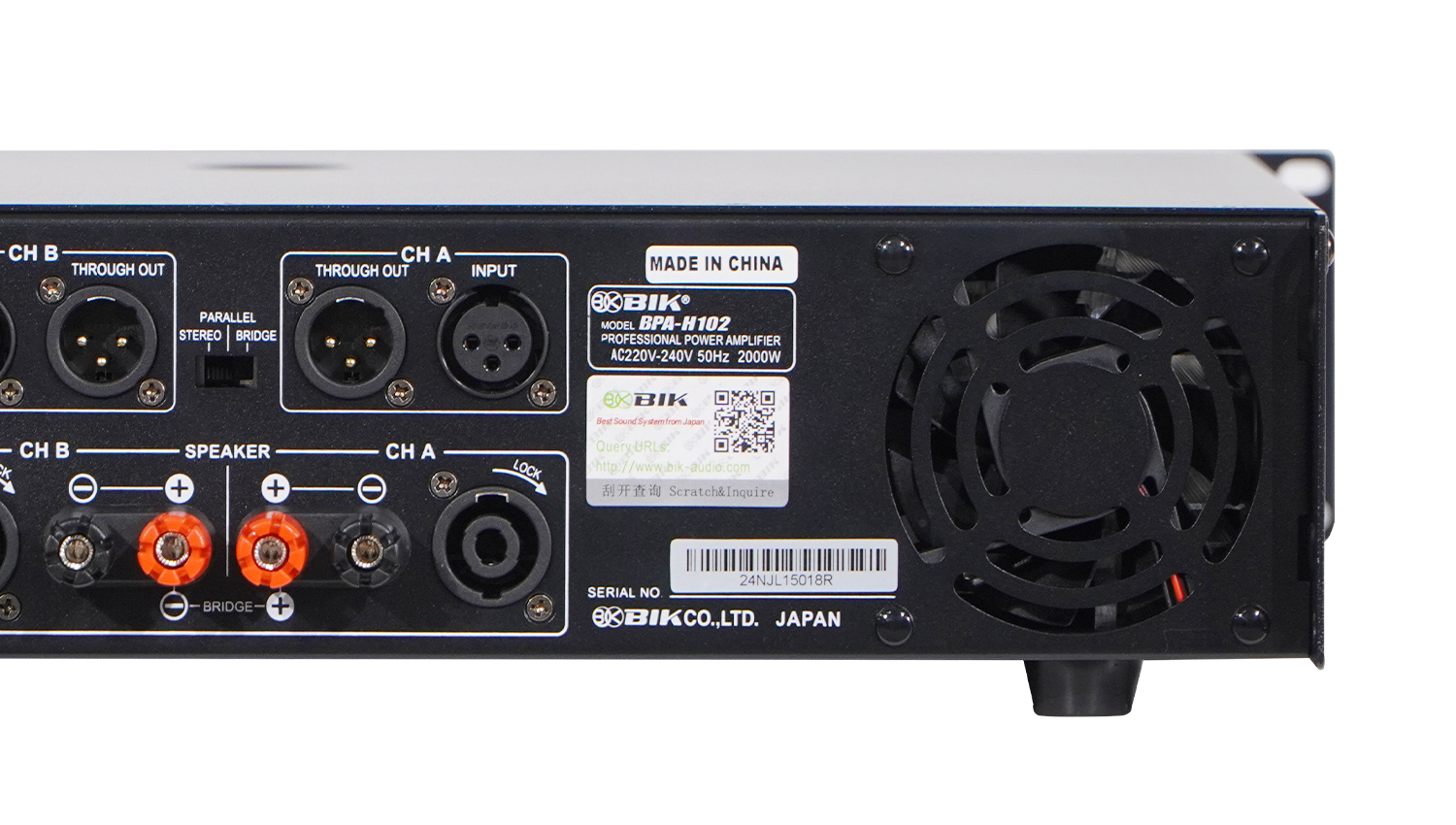 Cục đẩy công suất 2 kênh BIK BPA-H102