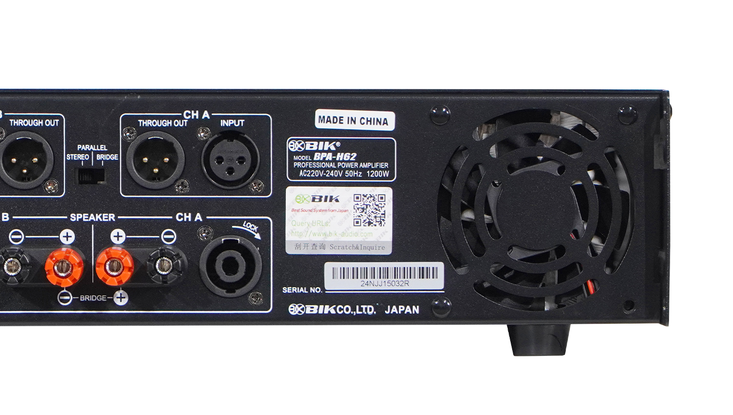 Cục đẩy công suất 2 kênh BIK BPA-H62