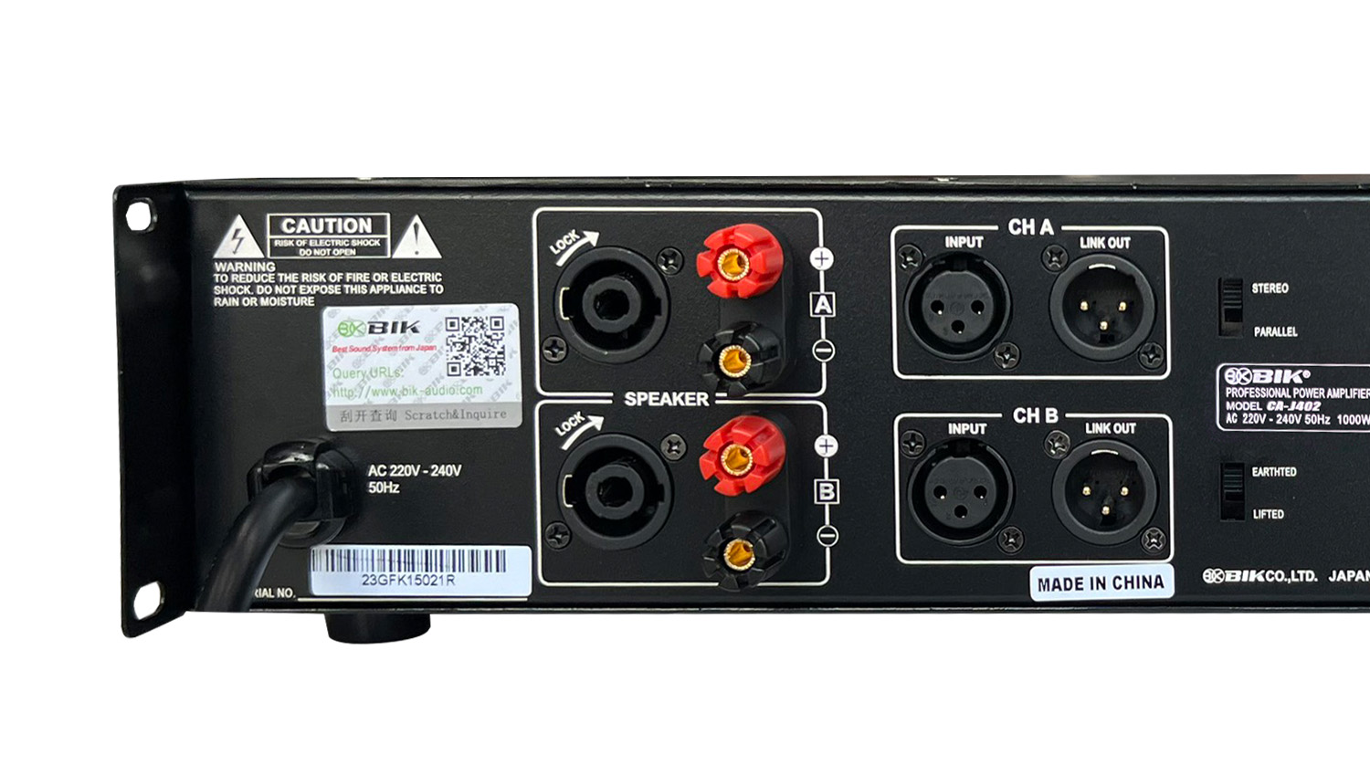 Cục đẩy công suất 2 kênh BIK CA-J402