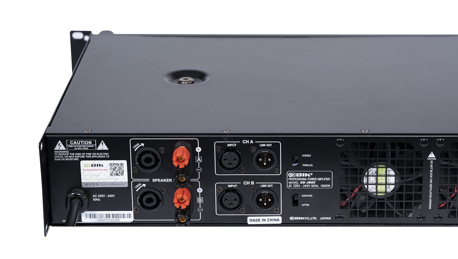 Cục đẩy công suất 2 kênh BIK CA-J802