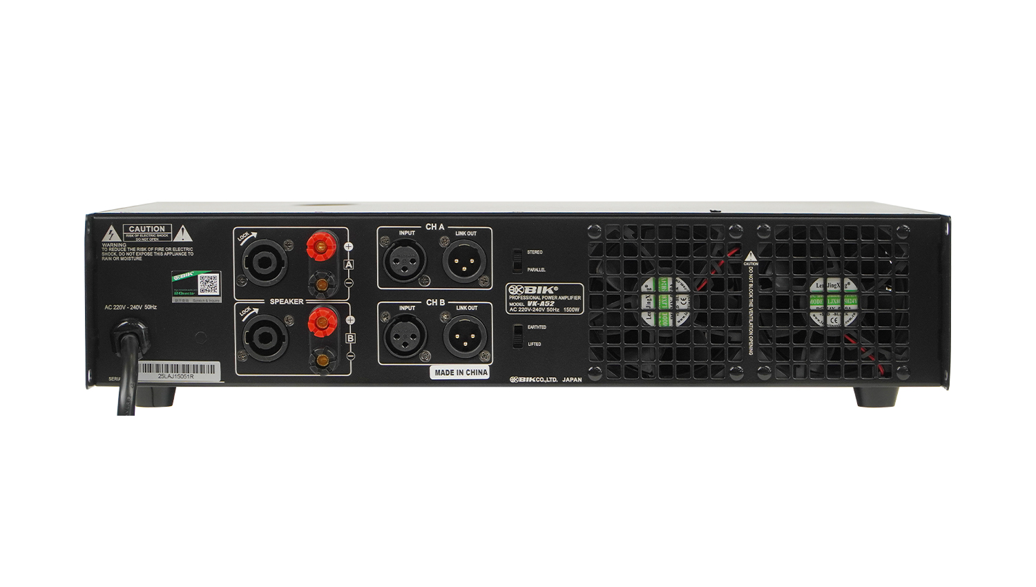 Cục đẩy công suất 2 kênh BIK VK-A52