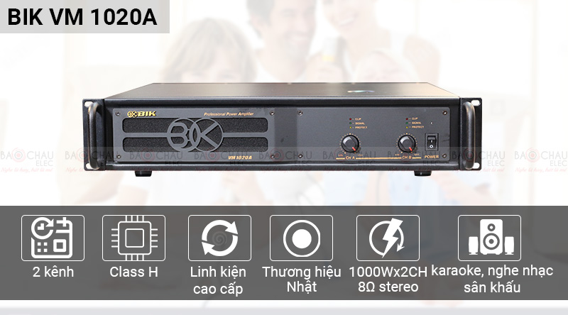 Cục đẩy công suất BIK VM 1020A