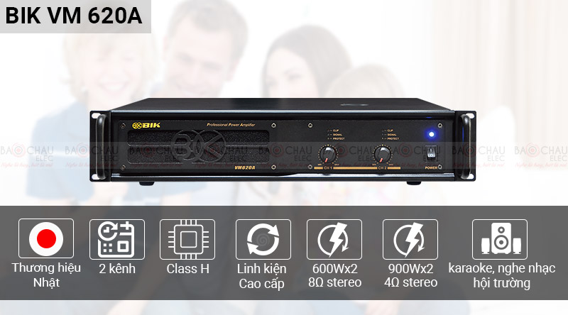 Cục đẩy c&ocirc;ng suất BIK VM620A