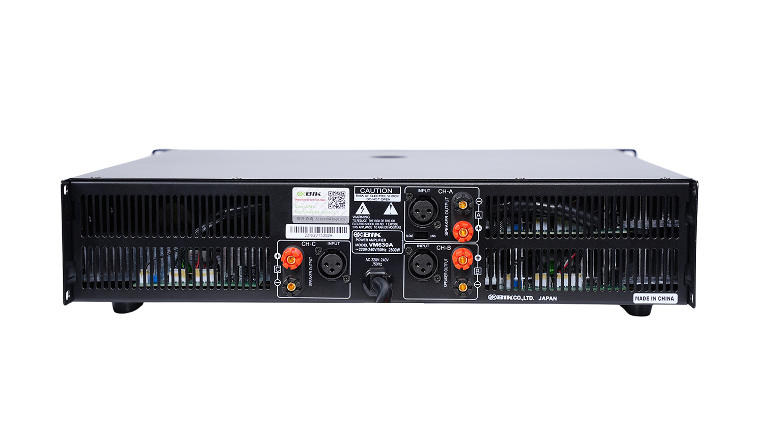 Cục đẩy công suất 3 kênh BIK VM 630A