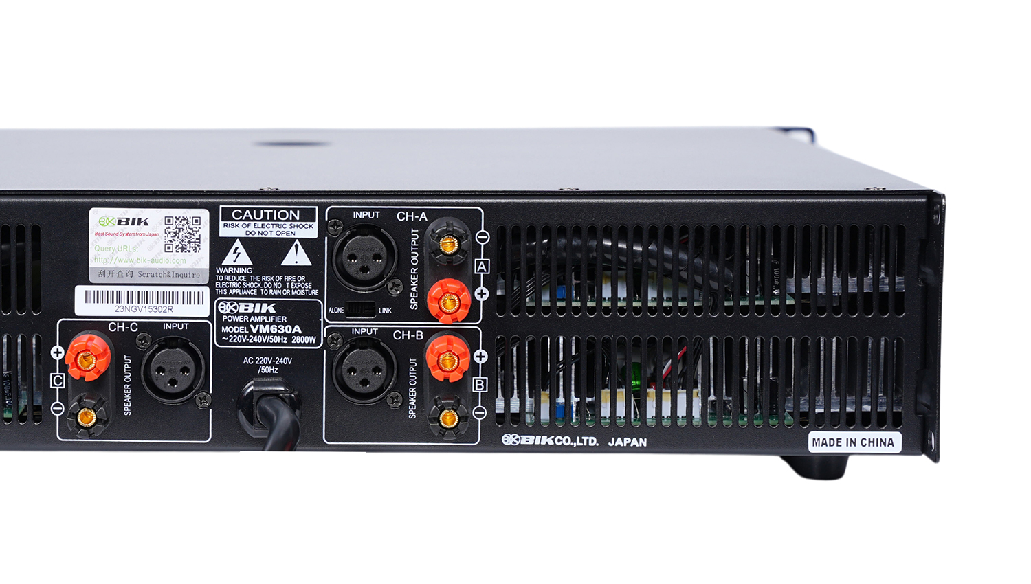 Cục đẩy công suất 3 kênh BIK VM 630A