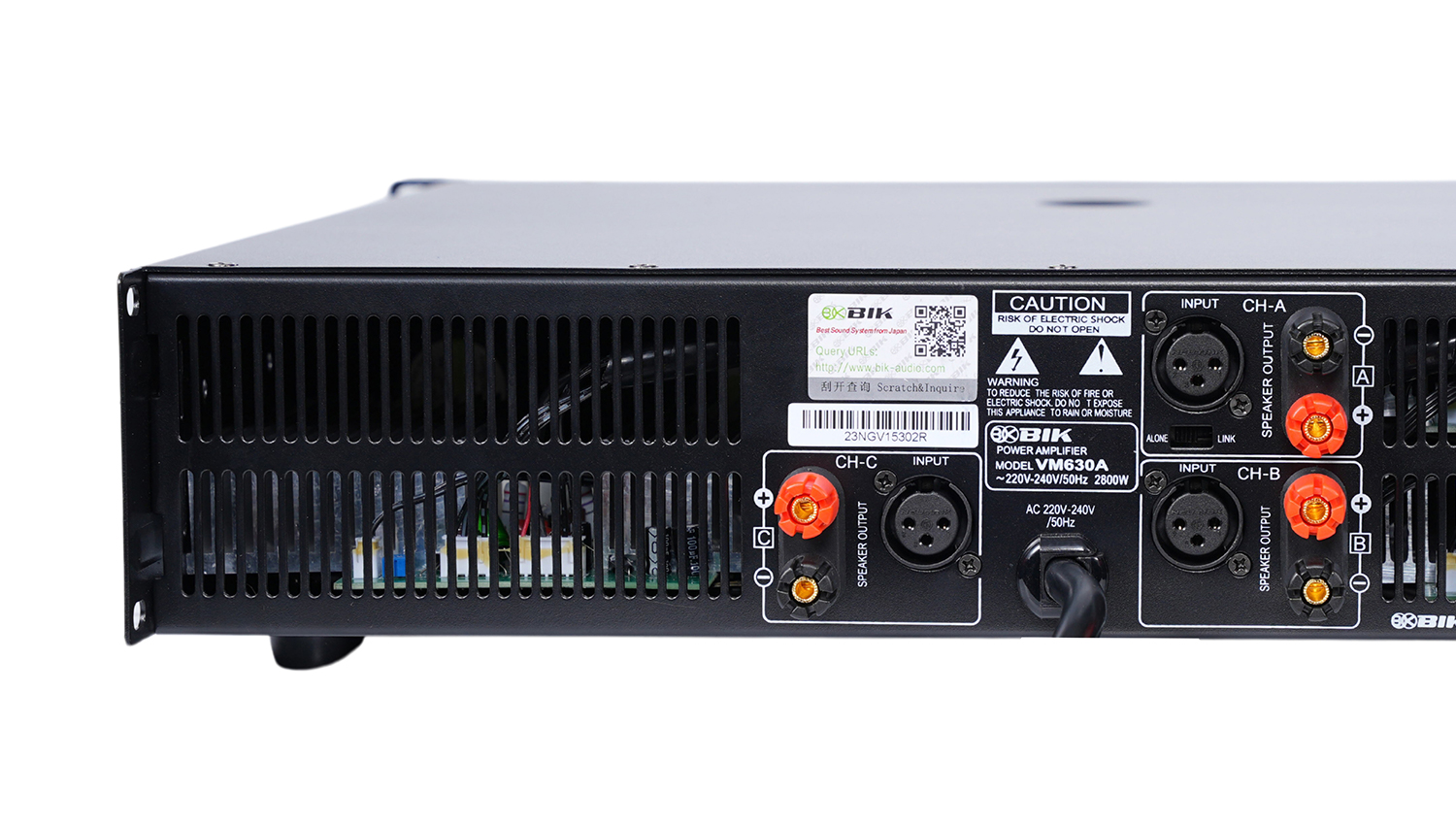 Cục đẩy công suất 3 kênh BIK VM 630A