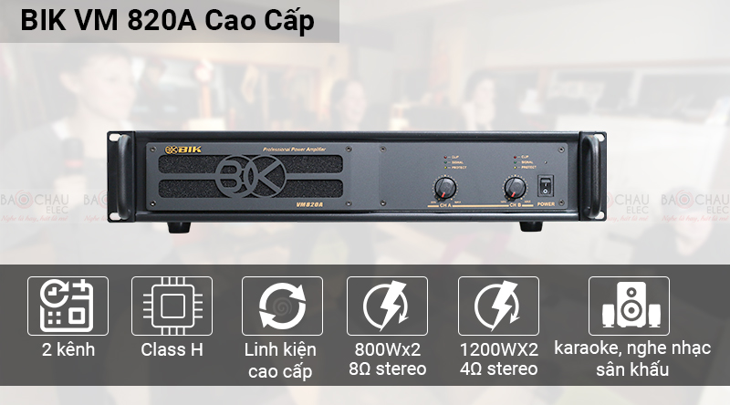 Cục đẩy công suất BIK VM820A
