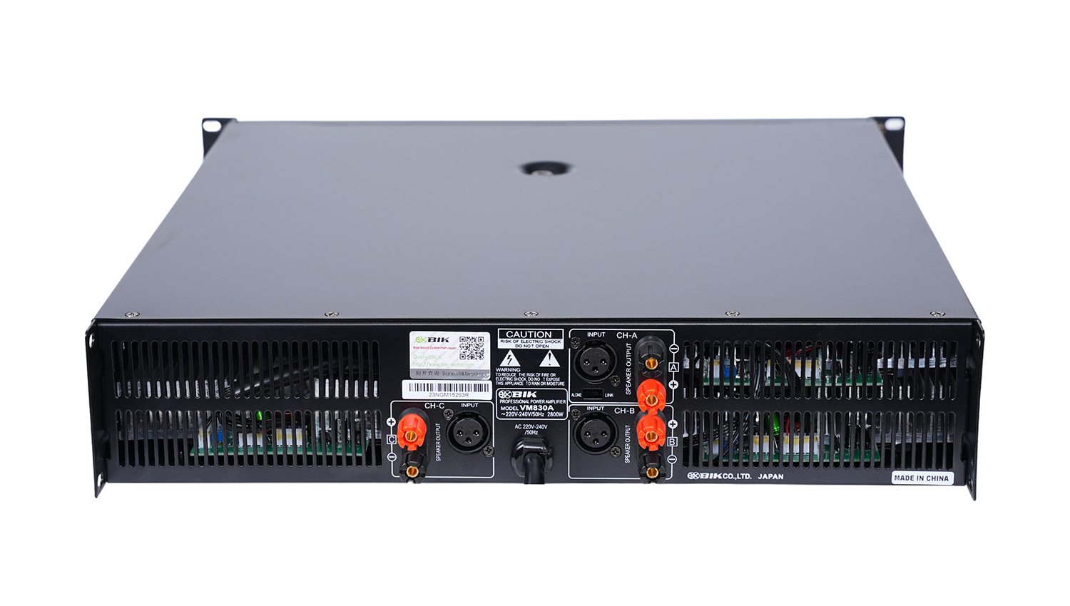 Cục đẩy công suất 3 kênh BIK VM 830A