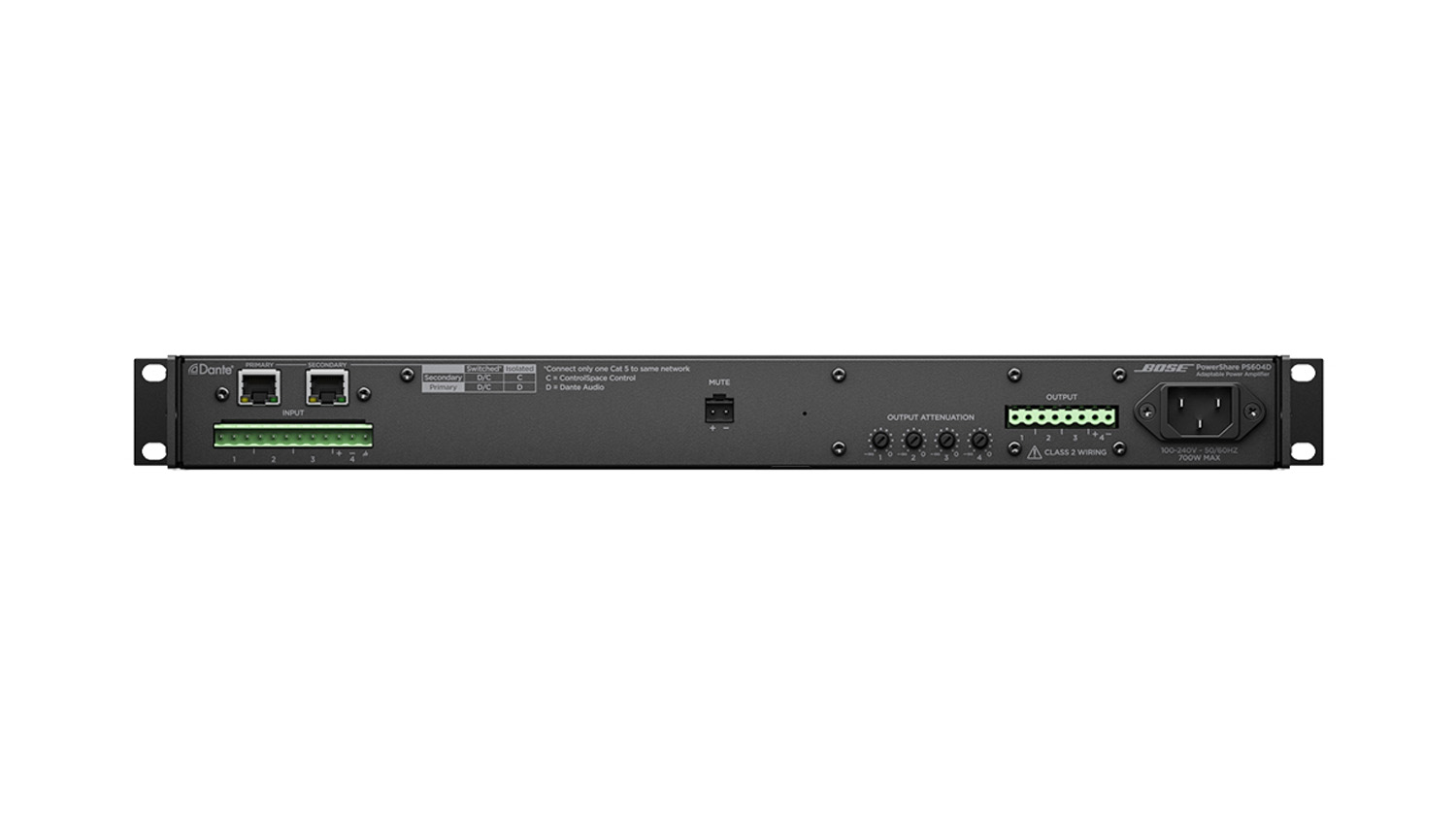 Cục đẩy công suất 4 kênh Bose PowerShare PS604D