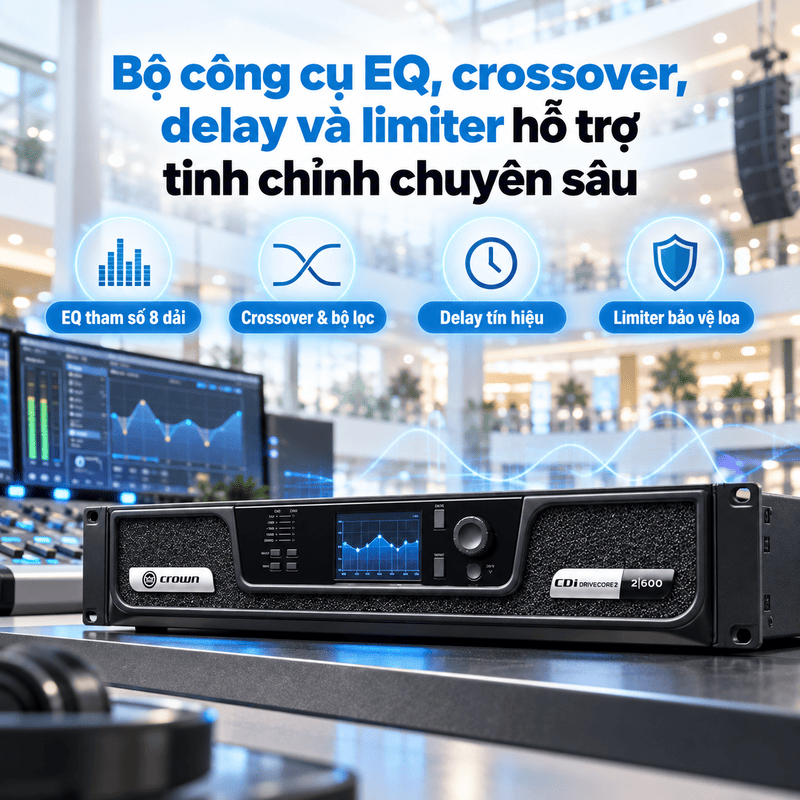 Cục đẩy c&ocirc;ng suất Crown CDi 2|600