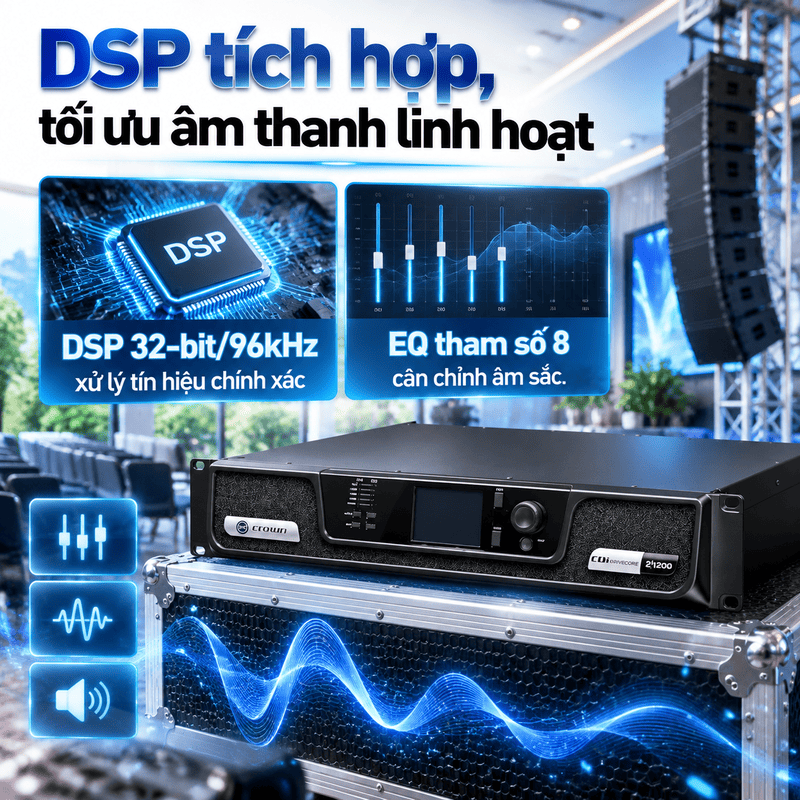 Cục đẩy c&ocirc;ng suất Crown CDi 2|1200