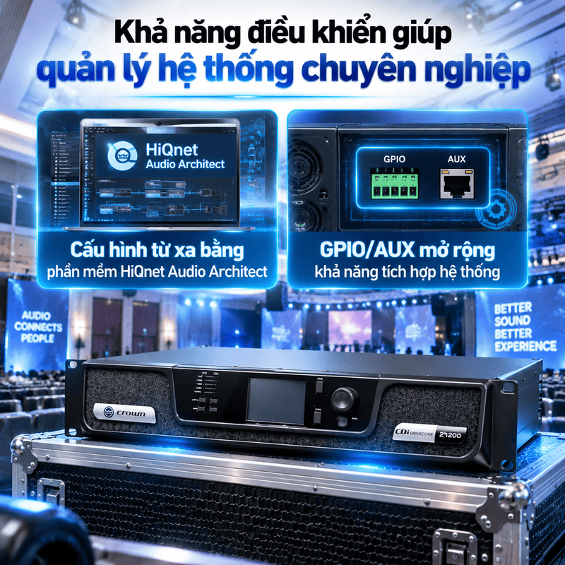 Cục đẩy c&ocirc;ng suất Crown CDi 2|1200