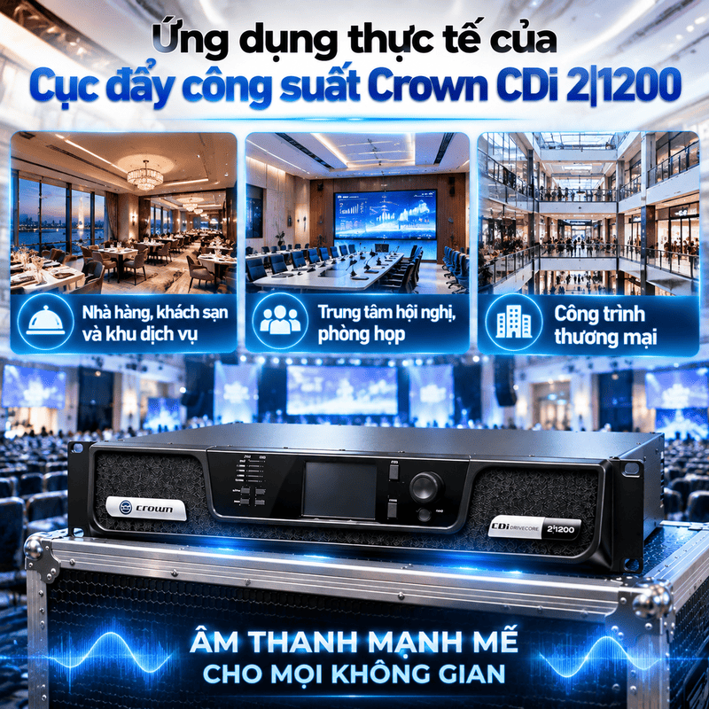 Cục đẩy c&ocirc;ng suất Crown CDi 2|1200