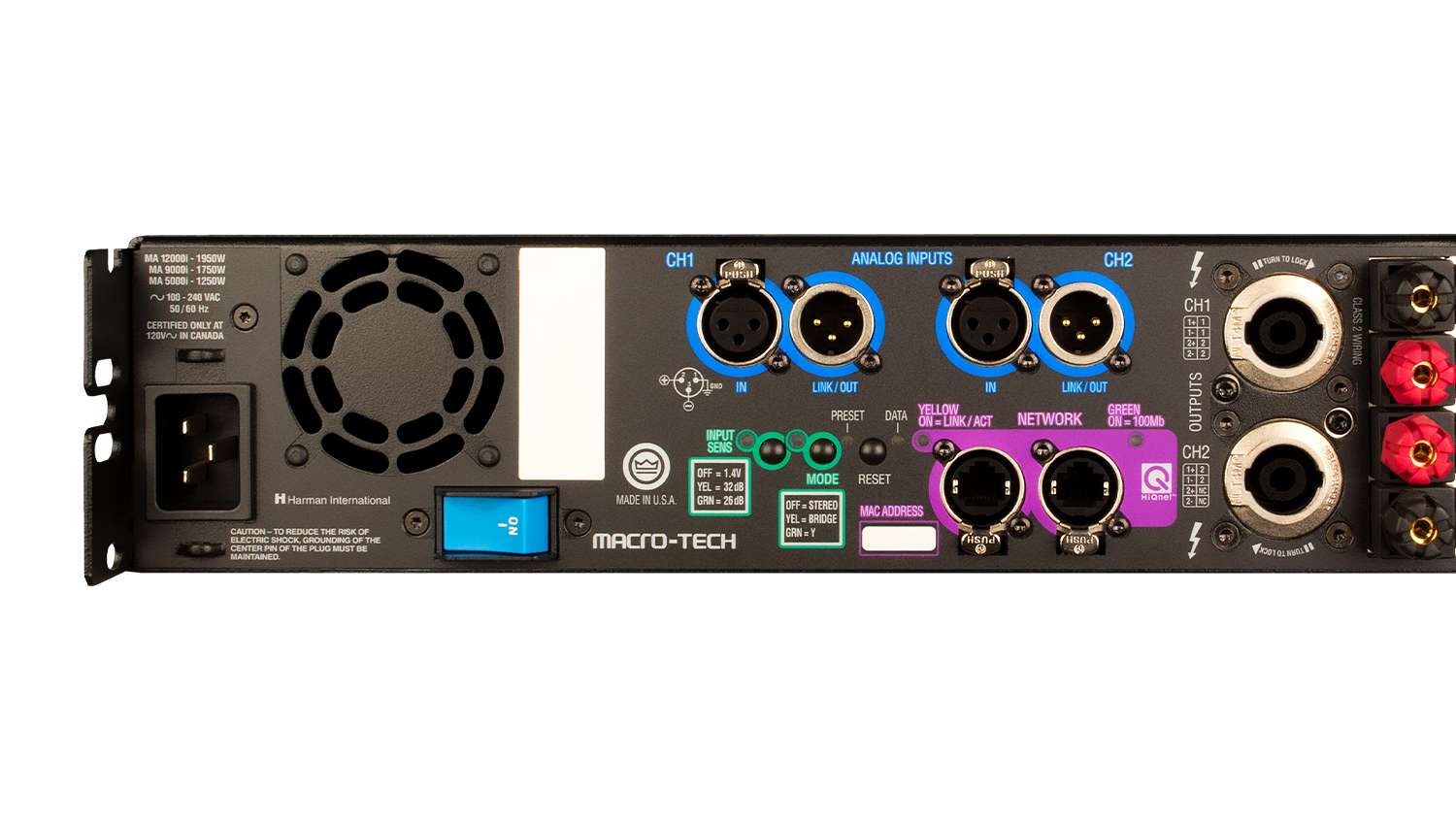 Cục đẩy công suất Crown Ma12000i