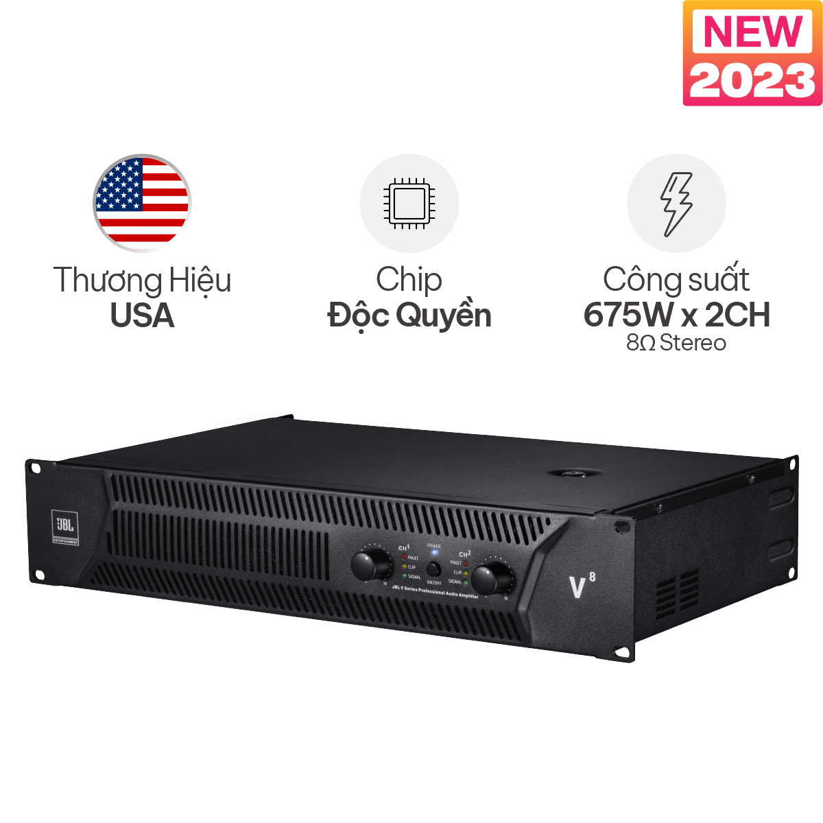 Cục Đẩy Công Suất JBL V8