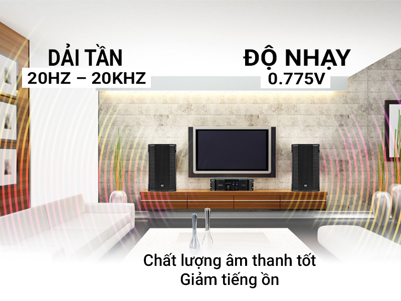 Cục đẩy c&ocirc;ng suất King House ACP-1800