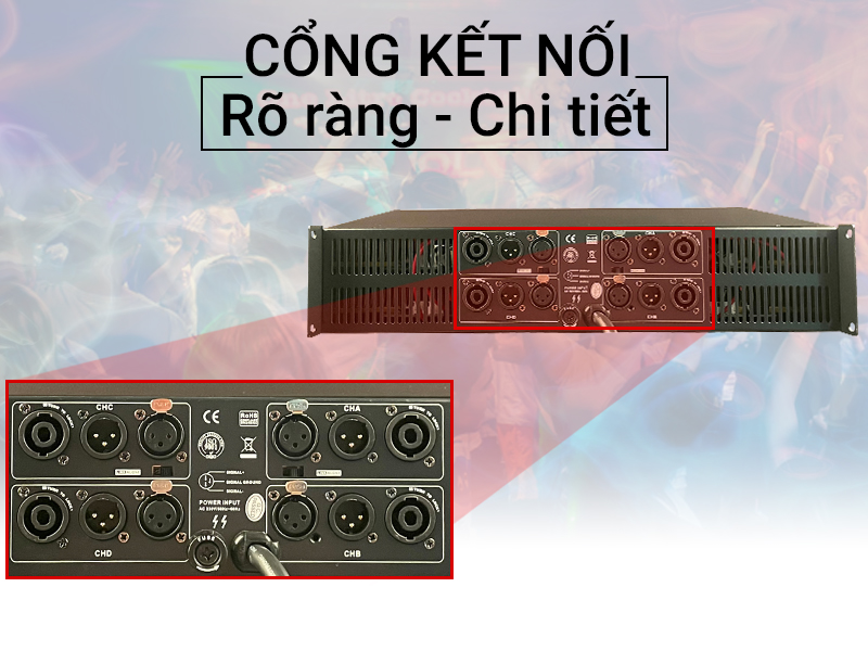Cục Đẩy Công Suất King House T4-800