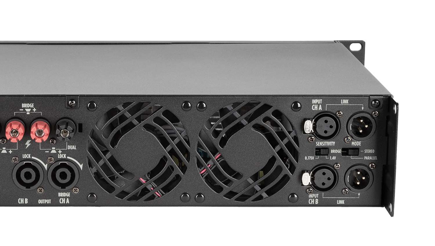 Cục đẩy công suất RCF IPS 1.5K mặt sau
