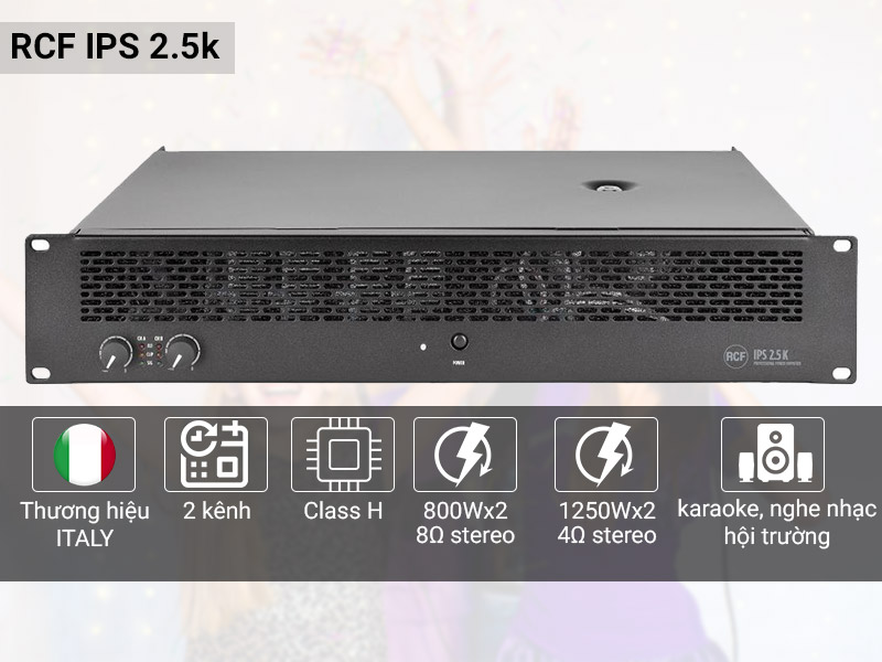 Cục đẩy c&ocirc;ng suất RCF IPS 2.5K