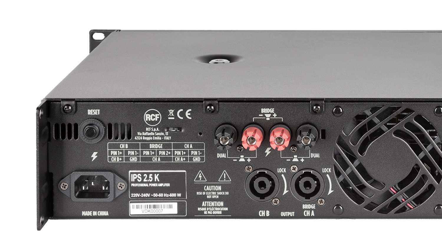 Cục đẩy công suất RCF IPS 2.5K