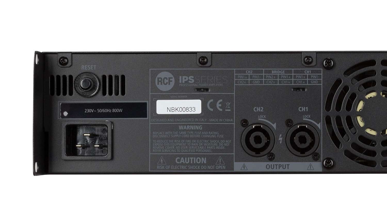 Cục đẩy công suất RCF IPS 3700