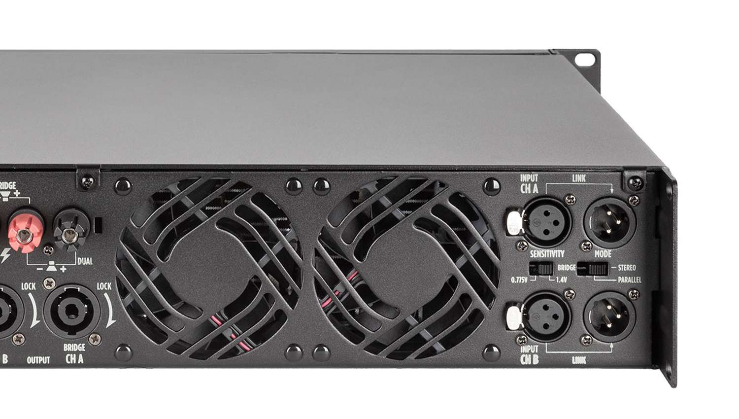 Cục đẩy công suất RCF IPS 5.0K mặt sau