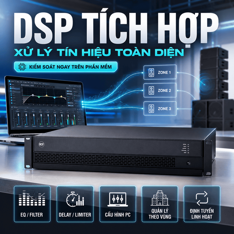 Cục đẩy c&ocirc;ng suất RCF KPS 802D