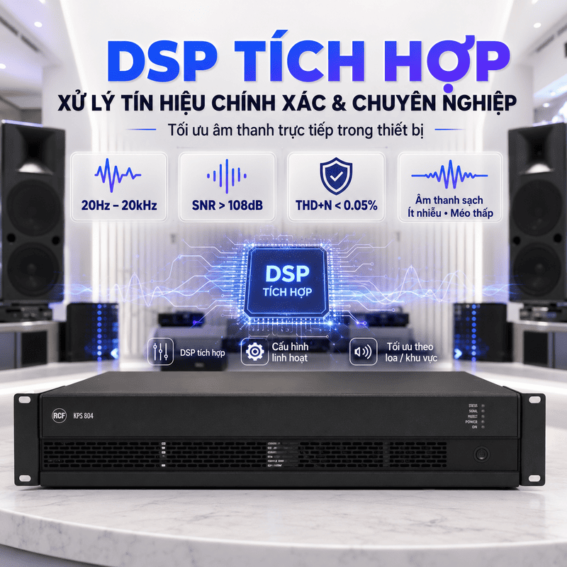 Cục đẩy c&ocirc;ng suất RCF KPS 804